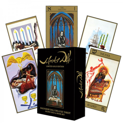 картинка Карты Таро: "Salvador Dali Deluxe Tarot: Gilded Deck & Book" от магазина Gamesdealer.ru