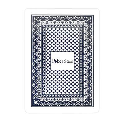 картинка Карты для покера "Poker Stars" 100% пластик, синие от магазина Gamesdealer.ru
