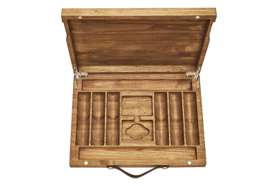 картинка Набор для покера EPT Ceramic на 500 фишек в кейсе из ясеня, Partida от магазина Gamesdealer.ru