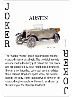 картинка Карты "Antique Motor Cars Playing Cards" от магазина Gamesdealer.ru
