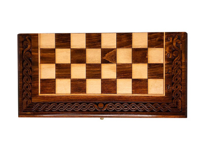 картинка Шахматы + нарды резные "Лоза" 40, Ustyan от магазина Gamesdealer.ru