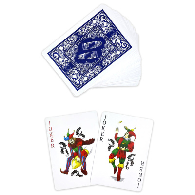 картинка Карты "Bullets" 100% пластик, синяя рубашка от магазина Gamesdealer.ru