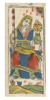 картинка Карты Таро "Tarocchi al Soldato Limited Edition Tarot Cards" Lo Scarabeo / Тароккино Аль Солдато от магазина Gamesdealer.ru