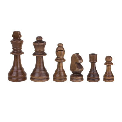 картинка Шахматные фигуры деревянные с подложкой Partida 8,9 см от магазина Gamesdealer.ru