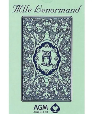 картинка Карты Таро "Mille Lenormand Blue Owl" AGM Urania / Ленорман Синяя Сова от магазина Gamesdealer.ru