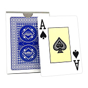 Карты для покера "Poker Night Pro" blue 100% пластик