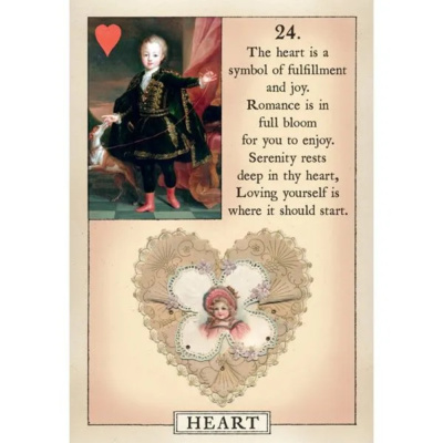 картинка Карты Таро "Mille Lenormand Blue Bird" Reprint / Ленорман Синяя Птица TAROMANIA от магазина Gamesdealer.ru