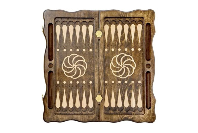 картинка Нарды резные "Тёмный Узор 5" 60, Mirzoyan от магазина Gamesdealer.ru