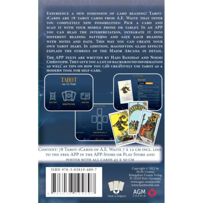 картинка Карты Таро "Waite Tarot icards" AGM Urania / Интерактивные Карты Уэйта от магазина Gamesdealer.ru