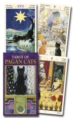 картинка Карты Таро "Pagan Cats Tarot mini" Reprint / Мини Колода Языческих Кошек TAROMANIA от магазина Gamesdealer.ru