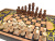 картинка Шахматы + нарды + шашки "Сирия Тадж Махал" большие от магазина Gamesdealer.ru