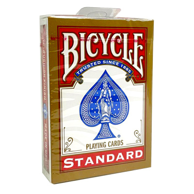 Игральные карты Bicycle Standard 54 карты, красные