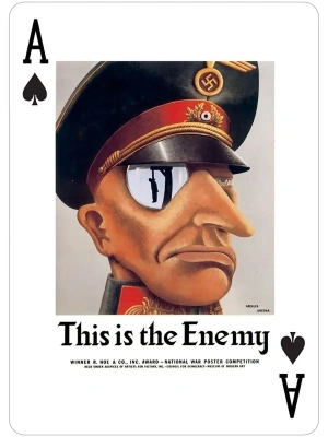 картинка Карты "USA Posters of World Wars I and II Poker Deck" магазин Gamesdealer.ru являющийся официальным дистрибьютором в России  картинка Карты "USA Posters of World Wars I and II Poker Deck" от магазина Gamesdealer.ru