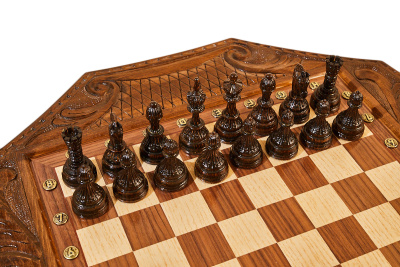 картинка Стол ломберный шахматный "Севанское сражение", Haleyan от магазина Gamesdealer.ru