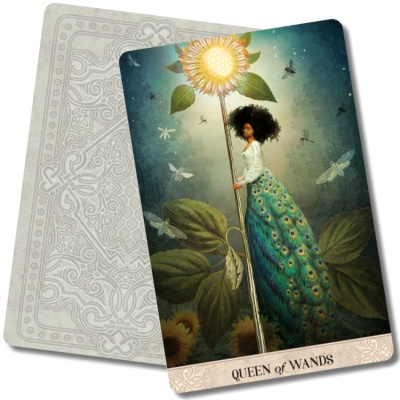 картинка Карты Таро"Tarot of Mystical Moments Borderless Miniature" US Games / Таро мистических моментов Мини от магазина Gamesdealer.ru