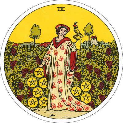 картинка Карты Таро "Tarot Original 1909 Cards- Circular Edition" Lo Scarabeo / Оригинальные Карты Таро 1909 от магазина Gamesdealer.ru