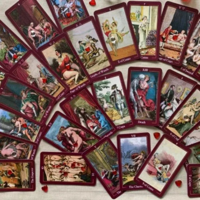 картинка Карты Таро "Tarot of Forbidden Dreams", Tarotmania / Таро Запретных Грёз Снов от магазина Gamesdealer.ru