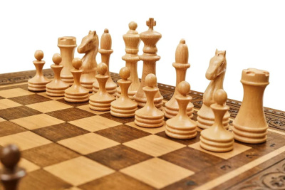 картинка Шахматы + нарды резные "Наира" 50, Mkhitaryan от магазина Gamesdealer.ru