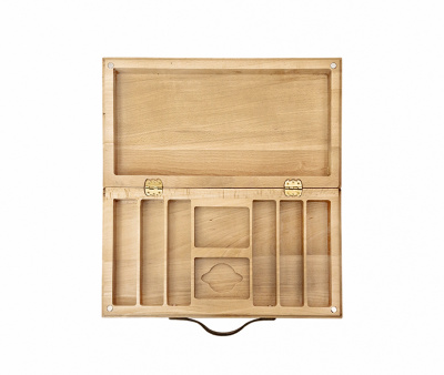 картинка Набор для покера Valentino Ceramic на 300 фишек в кейсе из бука, Partida от магазина Gamesdealer.ru