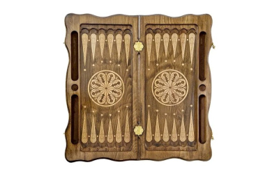 картинка Нарды резные "Тёмный Узор 2" 60, Mirzoyan от магазина Gamesdealer.ru