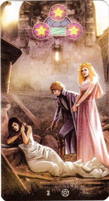 картинка Карты Таро "Tarot of Haunted House" Reprint / Таро Дом Призраков TAROMANIA от магазина Gamesdealer.ru