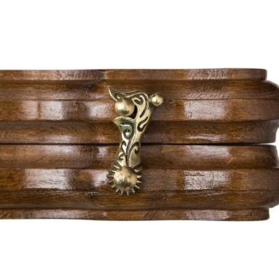 картинка Нарды резные "Корона" с ручкой 30, Haleyan от магазина Gamesdealer.ru