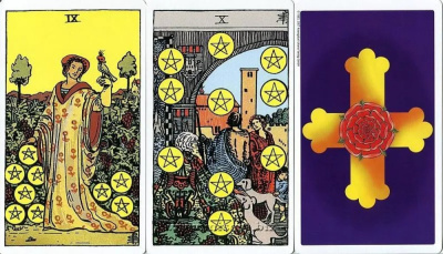 картинка Карты Таро "A.E.Waite Tarot Blue Edition-Standard" AGM Urania / Колода Уэйта - английская версия от магазина Gamesdealer.ru