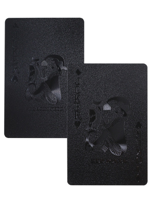 картинка Карты игральные пластиковые чёрные Карта (54 шт.) от магазина Gamesdealer.ru