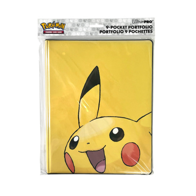картинка Ultra PRO Pikachu 9-Pocket Portfolio for Pokemon TCG Папка для карточек Покемон на 90 карманов от магазина Gamesdealer.ru