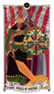 картинка Карты Таро "Auset Gypsy Tarot" RED Feather / Таро "Цыганское Аусет" от магазина Gamesdealer.ru