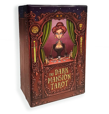 Карты Таро The Dark Mansion Tarot deck 12cm Version 3rd, Taroteca / Темный Особняк, 12 см, черный ср
