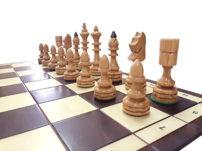 картинка Шахматы "Индия" 46 см, Madon (деревянные, Польша) от магазина Gamesdealer.ru