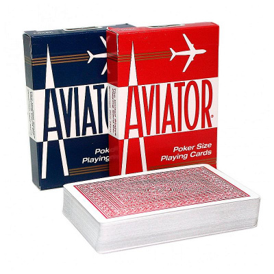 картинка Карты "Aviator Standard Index red/blue" от магазина Gamesdealer.ru