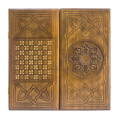 картинка Нарды резные "Сияние 1" 50, Mkhitaryan от магазина Gamesdealer.ru