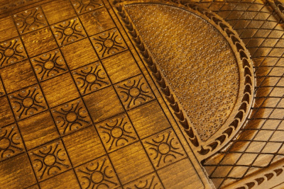 картинка Нарды резные "Сияние 4", Mkhitaryan от магазина Gamesdealer.ru