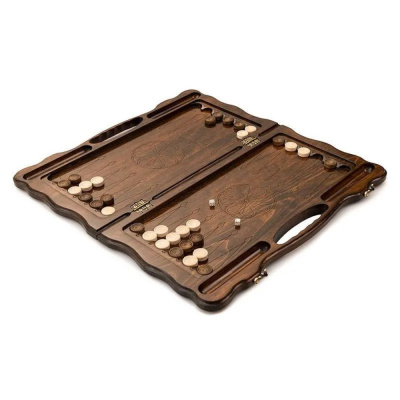 картинка Нарды резные "Армянский узор 5" с ручкой 60, Haleyan от магазина Gamesdealer.ru