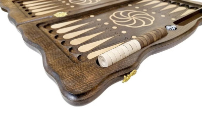 картинка Нарды резные "Тёмный Узор 5" 60, Mirzoyan от магазина Gamesdealer.ru