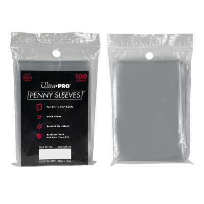 картинка Ultra PRO 2.5" x 3.5" Soft Trading Card Penny Sleeves 100 Pcs/pack от магазина Gamesdealer.ru