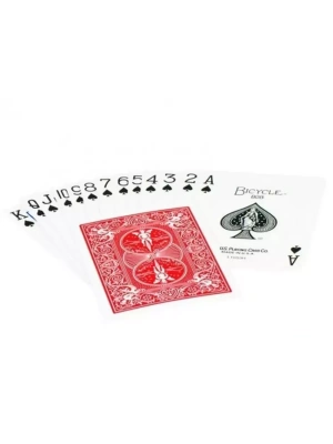 картинка Карты "Bicycle rider back 808 standard poker playing cards red" от магазина Gamesdealer.ru