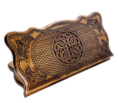 Нарды резные "Тёмный Узор 4" 50, Mirzoyan