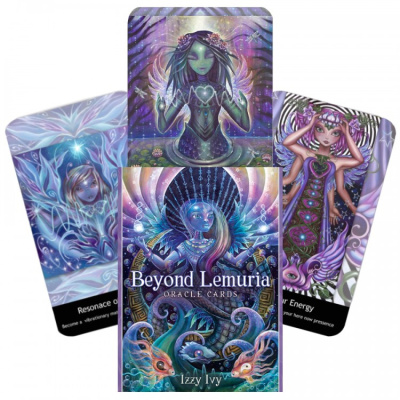 картинка Карты Таро "Beyond Lemuria Oracle Cards - Pocket Edition" Blue Angel / Колода "За Пределами Лемурии" (карманный размер колоды) от магазина Gamesdealer.ru
