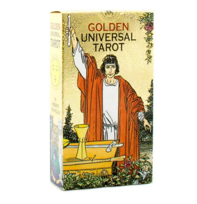 Карты Таро "De Angelis Golden Universal Tarot" Lo Scarabeo / Золотое Универсальное Таро