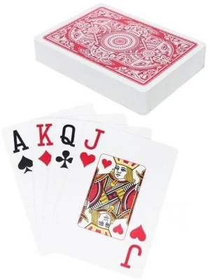 картинка Игральные карты серия "Shark" red 54 шт/колода (poker size index jumbo, 63*88 мм) от магазина Gamesdealer.ru