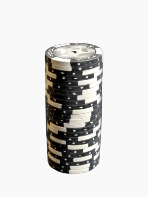 Фишки для игры в покер Black Stars номиналом 1 (25шт)