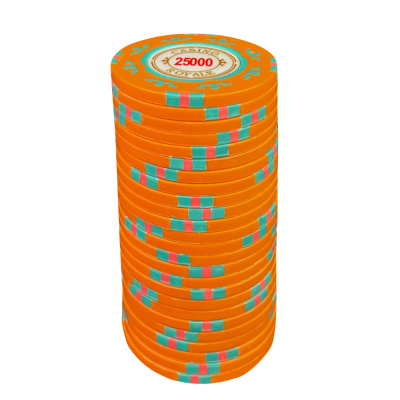 Фишки для игры в покер Casino Royale номиналом 25000 (25шт)