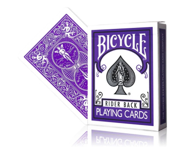 Карты "Bicycle rider back standard poker playing cards Violet back"