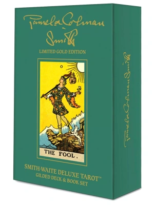картинка Карты Таро "Smith-Waite Deluxe Tarot: Gilden Deck & Book Set" US Games / Памела Колман Смит: Смит-Уэ от магазина Gamesdealer.ru
