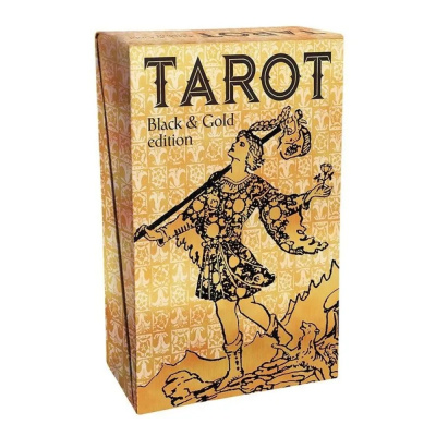 картинка Карты Таро "TAROT GOLD AND BLACK EDITION" Lo Scarabeo / Золотое и Черное Издание Таро от магазина Gamesdealer.ru