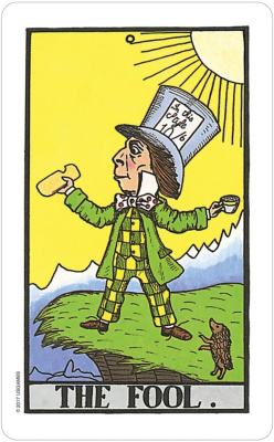 картинка Карты Таро "Wonderland Tarot In a Tin" US Games / Страна Чудес в жестяной коробке от магазина Gamesdealer.ru