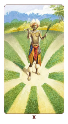 картинка Карты Таро "Mini Tarot - Afrikan American (new edition)" Lo Scarabeo / Мини-Таро - Африканское амери от магазина Gamesdealer.ru